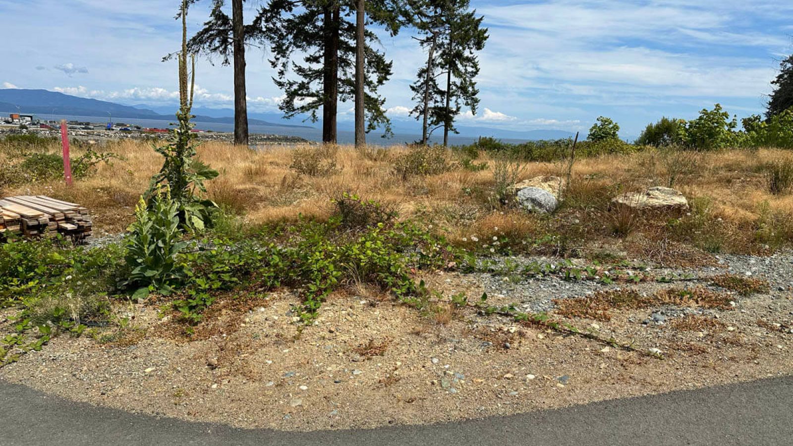 Empty lot photo of Lot 3 of Bayview Estates in French Creek, BC
