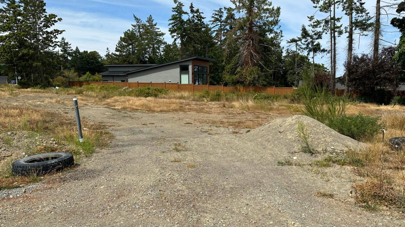 Empty lot photo of Lot 6 of Bayview Estates in French Creek, BC