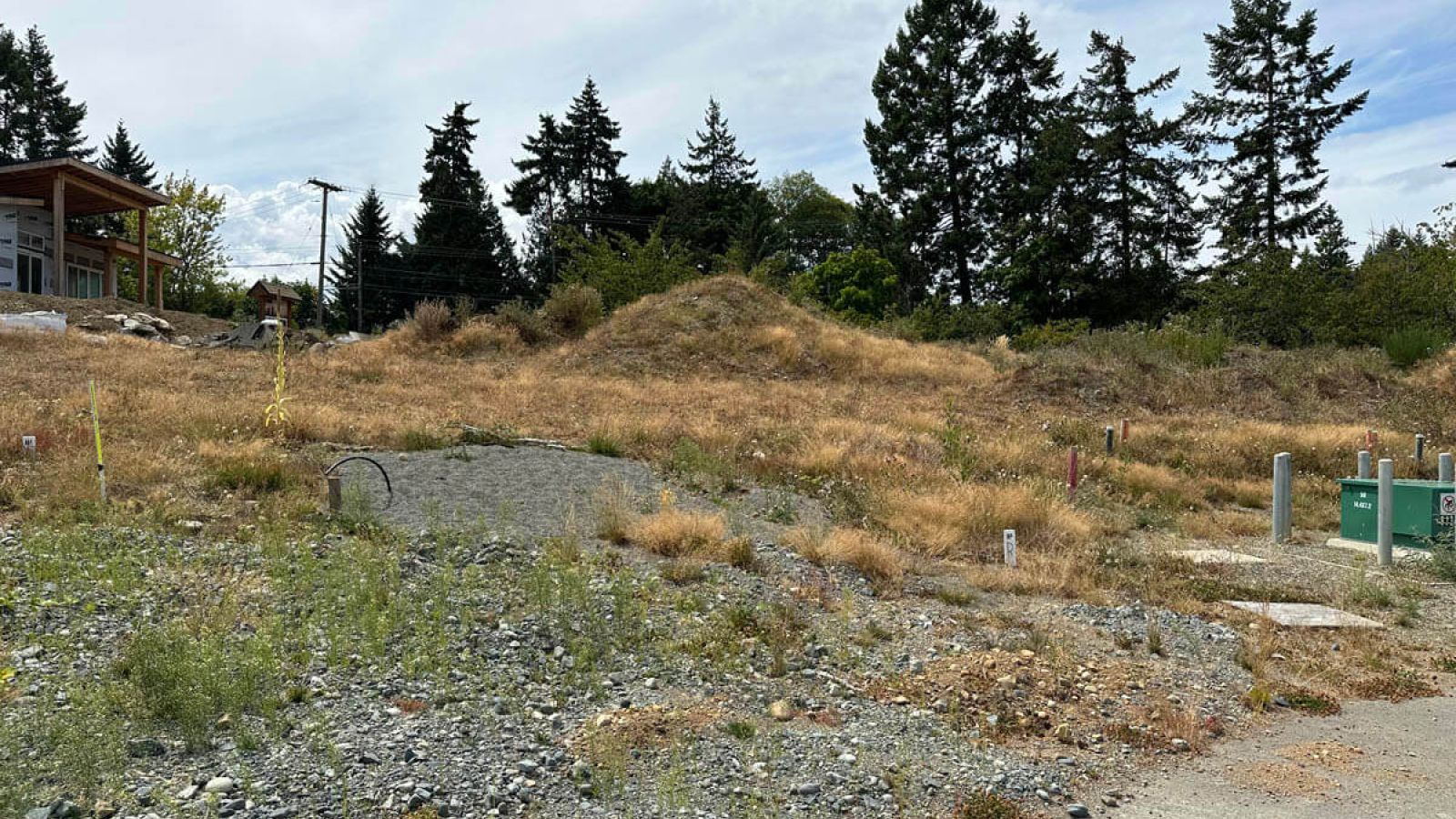 Empty lot photo of Lot 10 of Bayview Estates in French Creek, BC