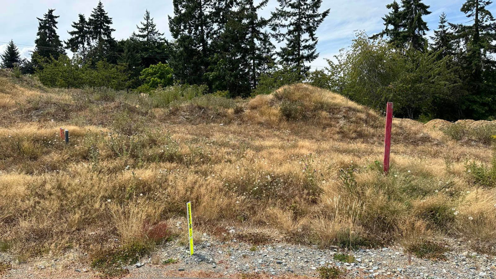 Empty lot photo of Lot 9 of Bayview Estates in French Creek, BC