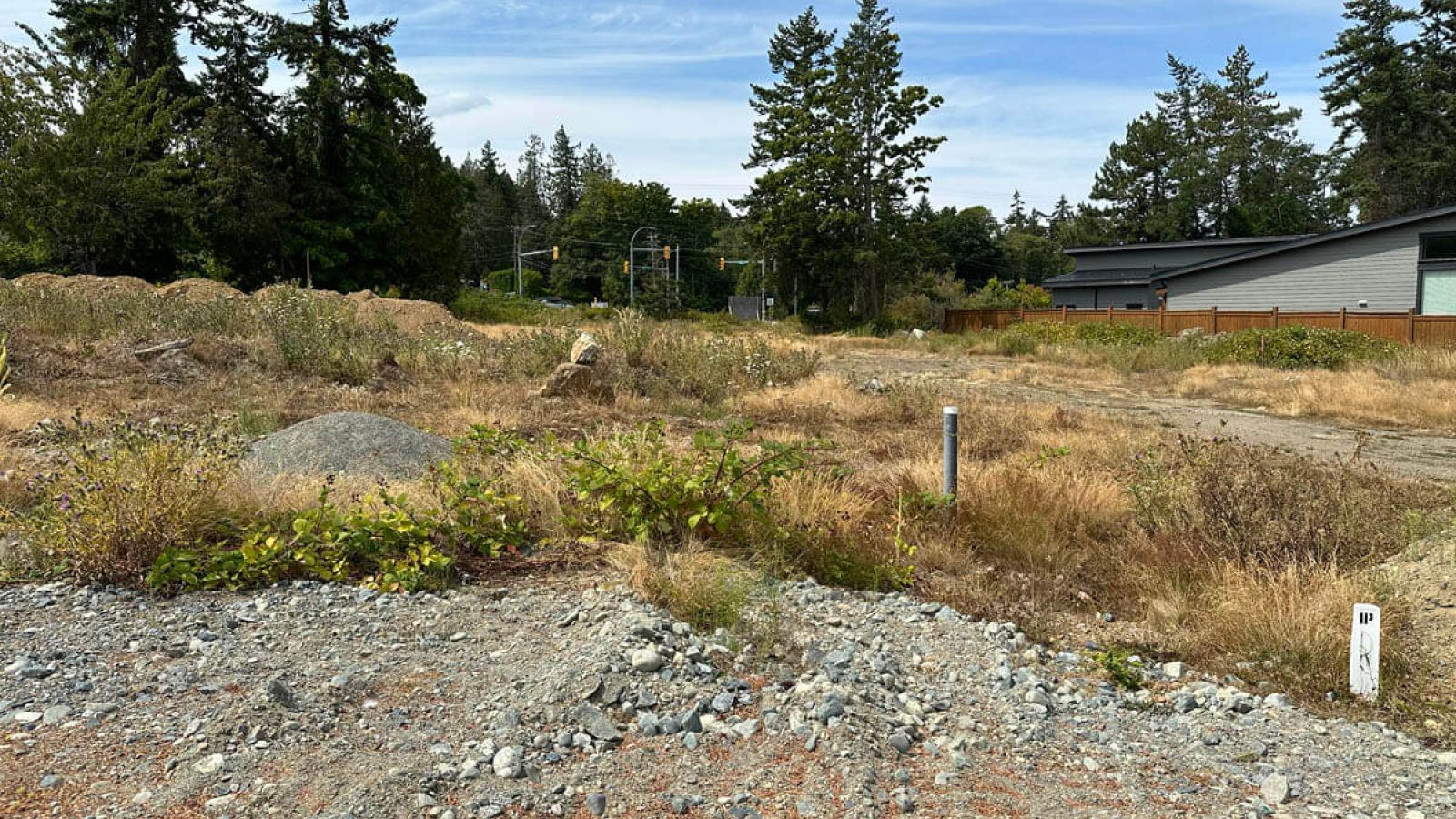 Empty lot photo of Lot 7 of Bayview Estates in French Creek, BC