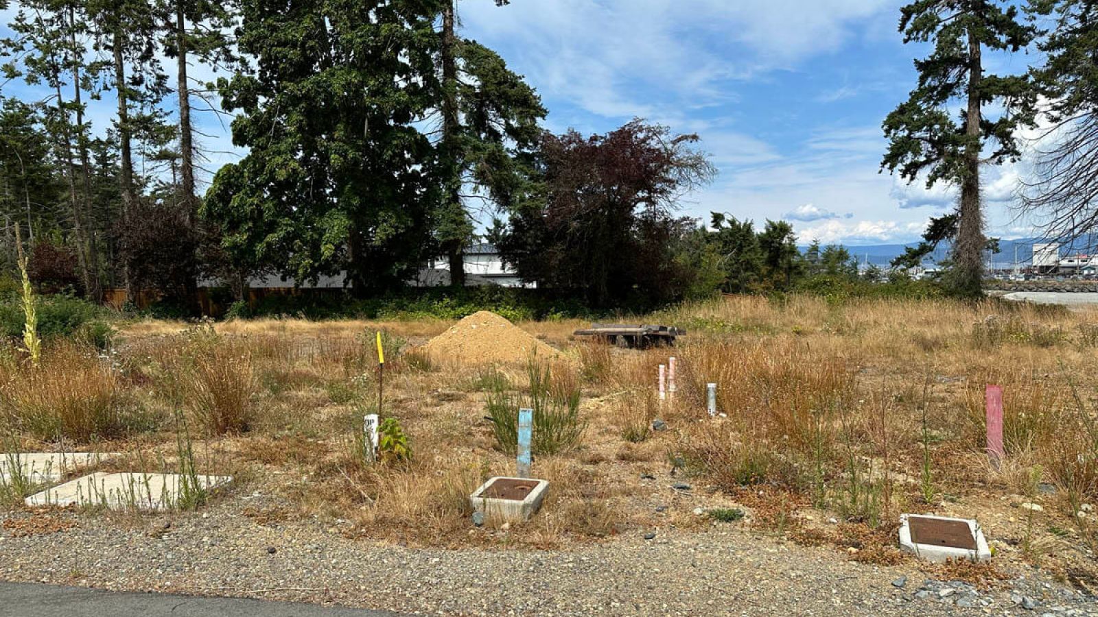 Empty lot photo of Lot 5 of Bayview Estates in French Creek, BC