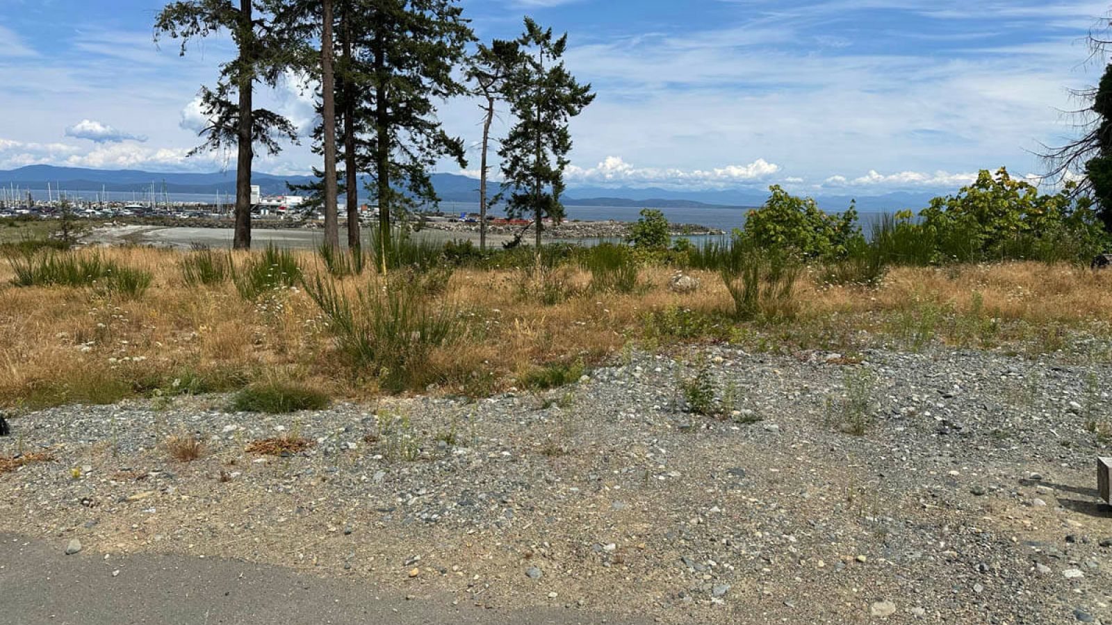 Empty lot photo of Lot 2 of Bayview Estates in French Creek, BC