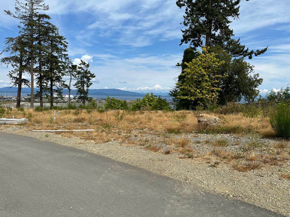 Empty lot photo of Lot 1 of Bayview Estates in French Creek, BC
