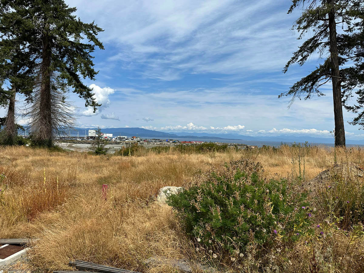 Empty lot photo of Lot 4 of Bayview Estates in French Creek, BC