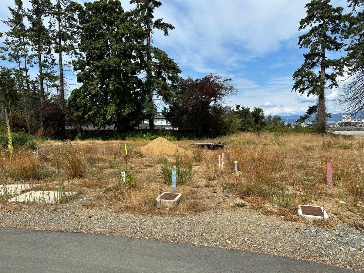 Empty lot photo of Lot 5 of Bayview Estates in French Creek, BC