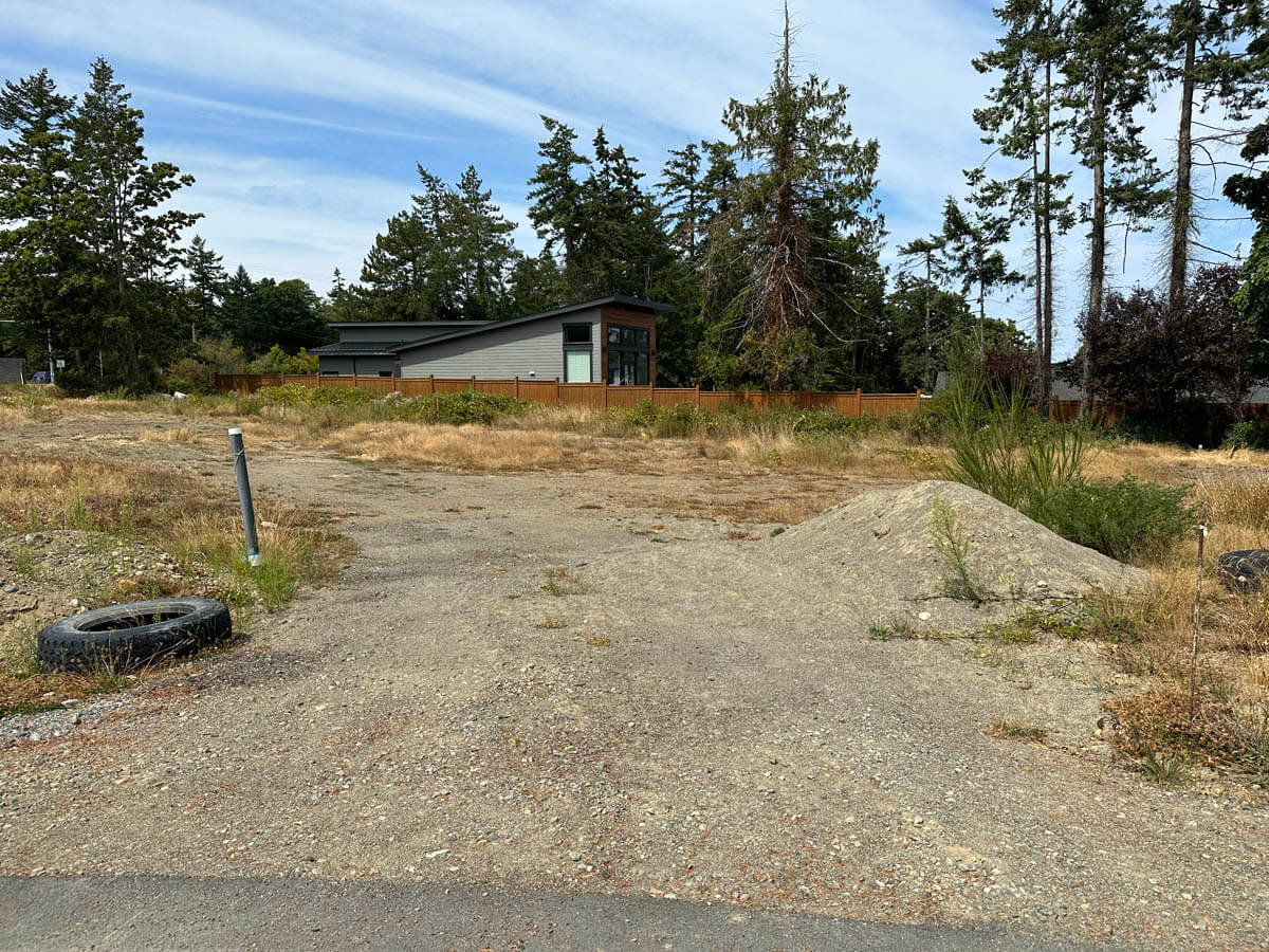 Empty lot photo of Lot 6 of Bayview Estates in French Creek, BC