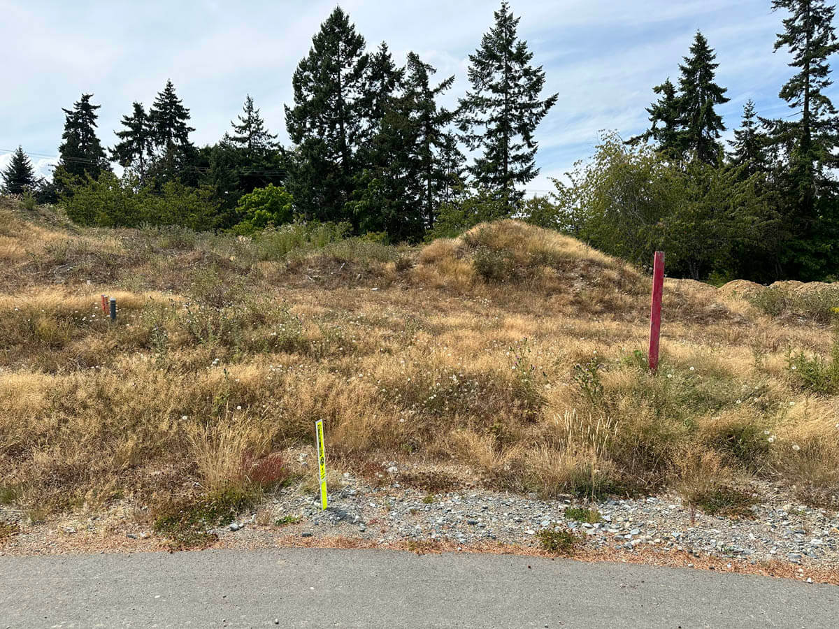 Empty lot photo of Lot 9 of Bayview Estates in French Creek, BC