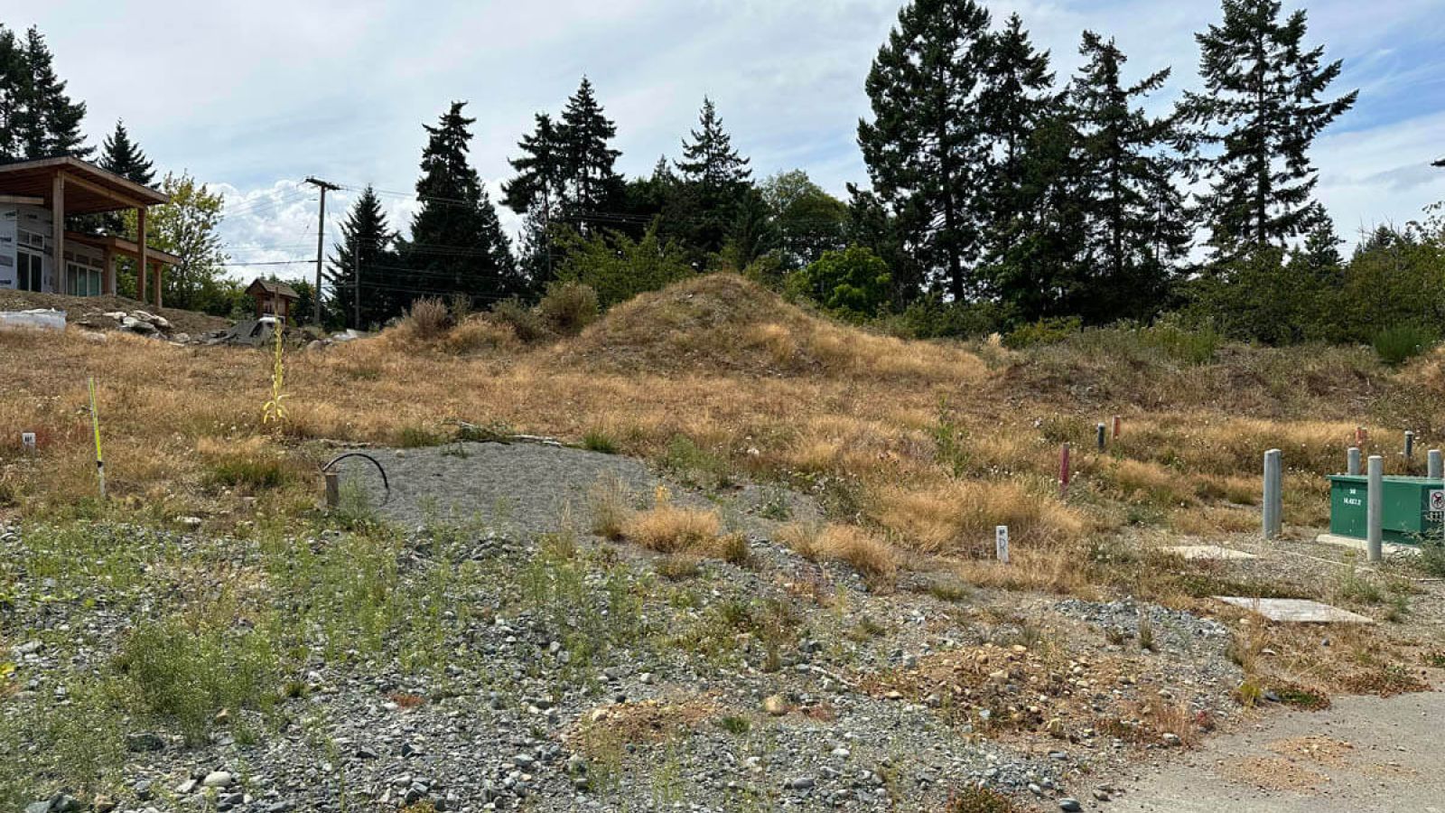 Empty lot photo of Lot 10 of Bayview Estates in French Creek, BC