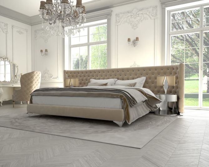 Luxury bedroom with beautiful backyard outside the window, Ballard Luxury Homes